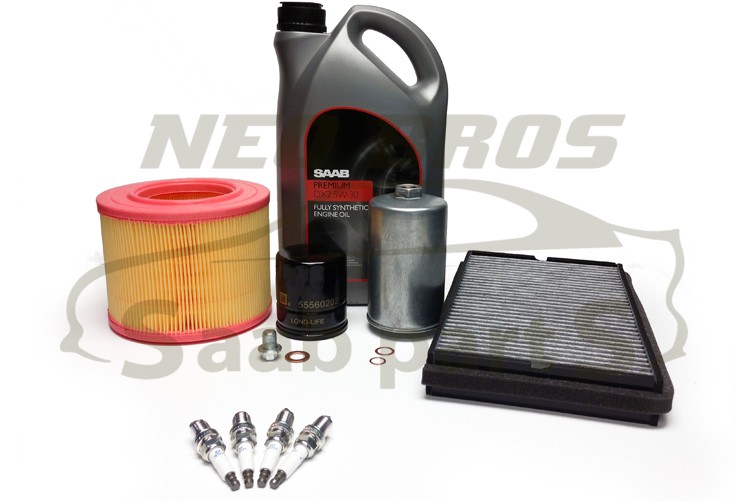SAAB 95 9905 2.3T B235R AERO FULL SERVICE KIT AIR OIL FUEL CABIN FILTER